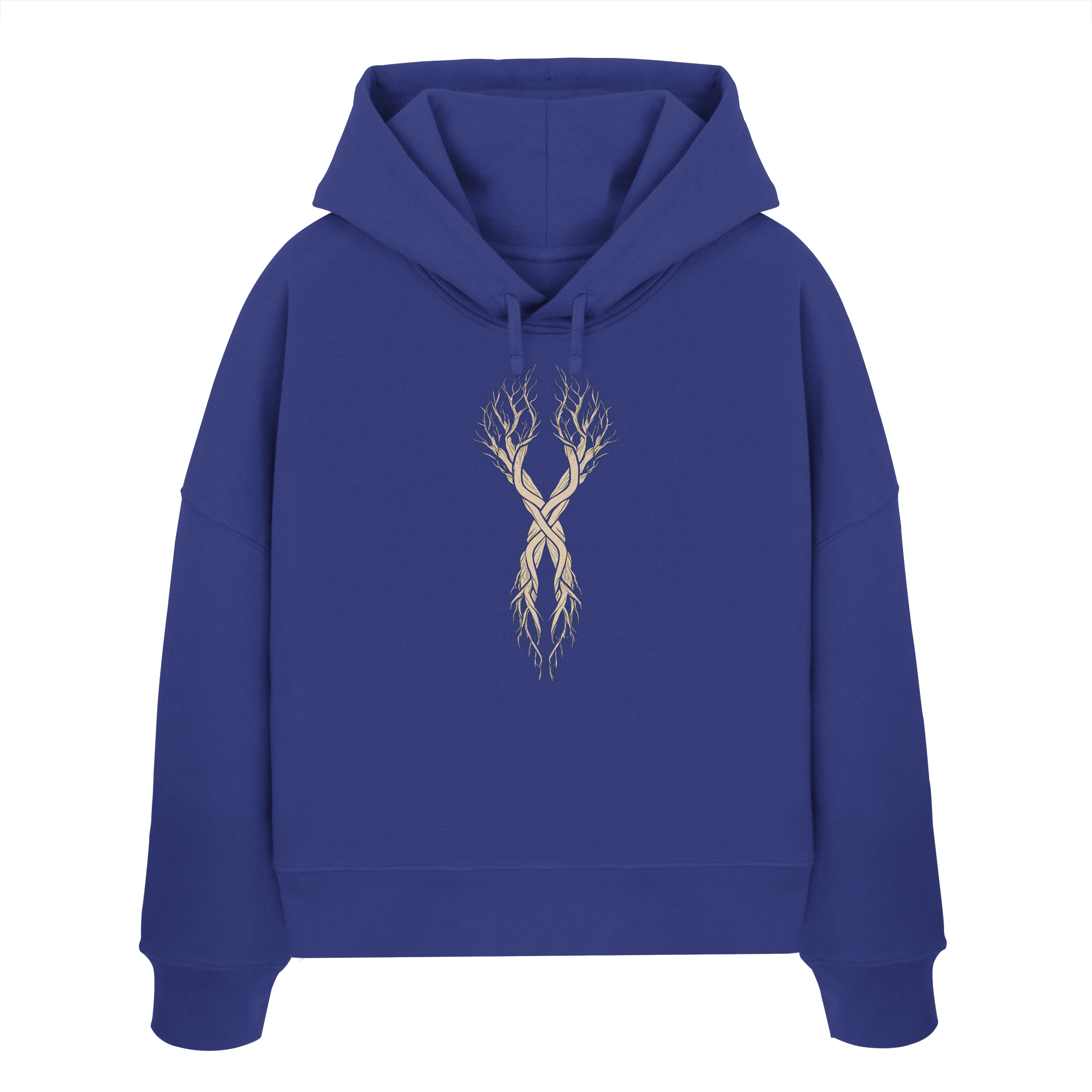 Gebo  – Das Zeichen der Verbindung - Womens Organic Boxcut Hoodie