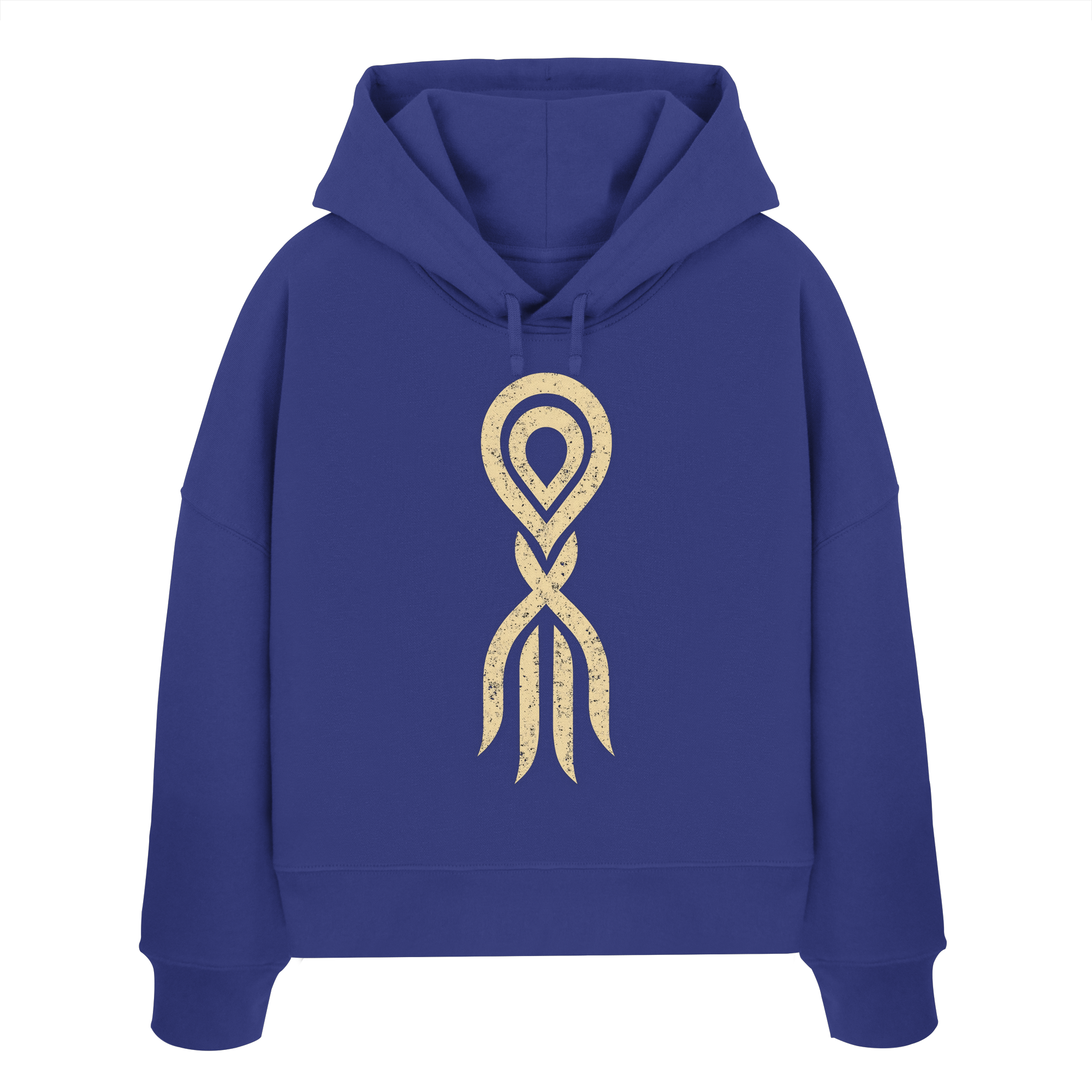 The Old King – Die Weisheit der Zeit - Womens Organic Boxcut Hoodie